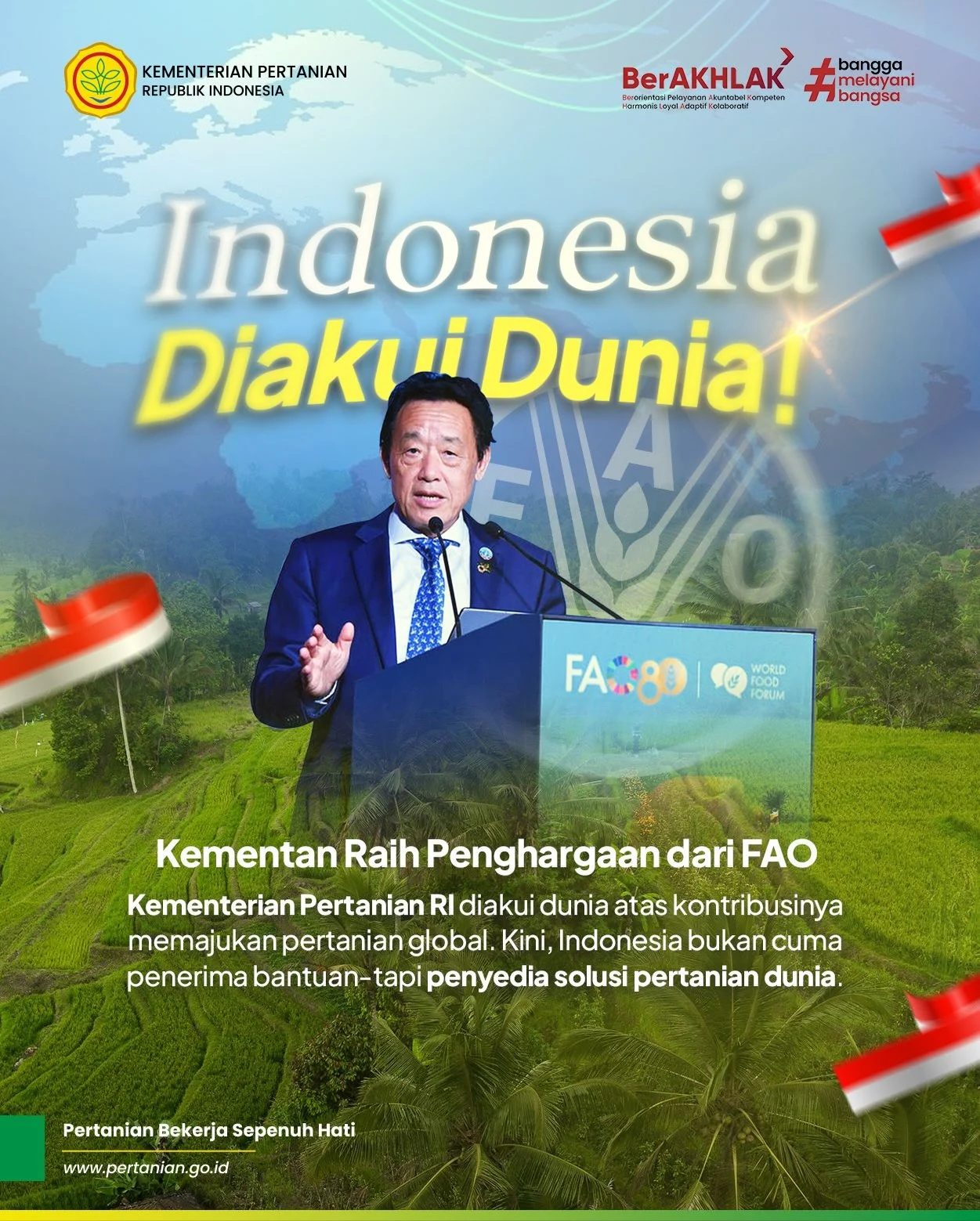 5 Fakta Penting Menteri Pertanian Republik Indonesia Dorong Kerja Sama FAO & Rekor Stok Beras 5 Juta Ton
