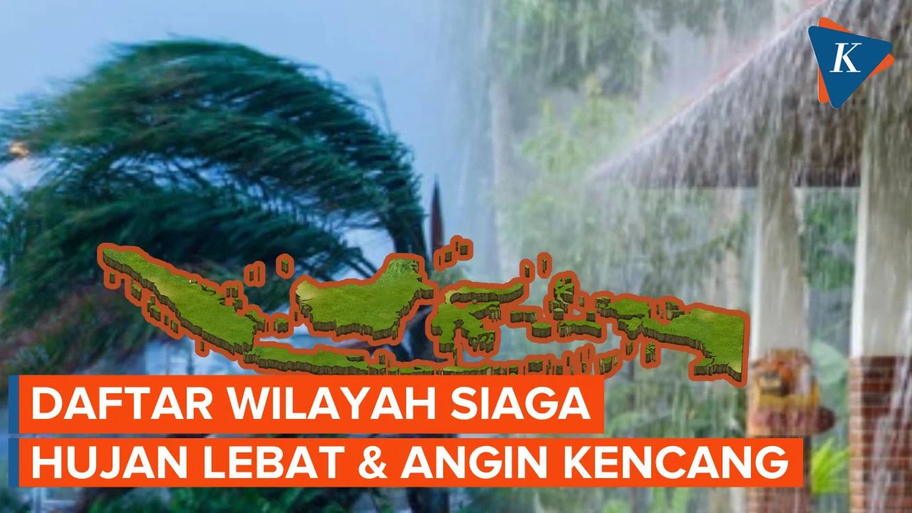 BMKG Peringatkan Potensi Hujan Lebat dan Angin Kencang di Seluruh Indonesia: Waspada Banjir dan Tanah Longsor