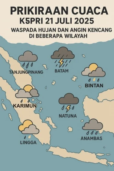 Cuaca Hari Ini: Hujan Ringan hingga Gerah, Waspadai Perubahan Mendadak di Seluruh Indonesia!