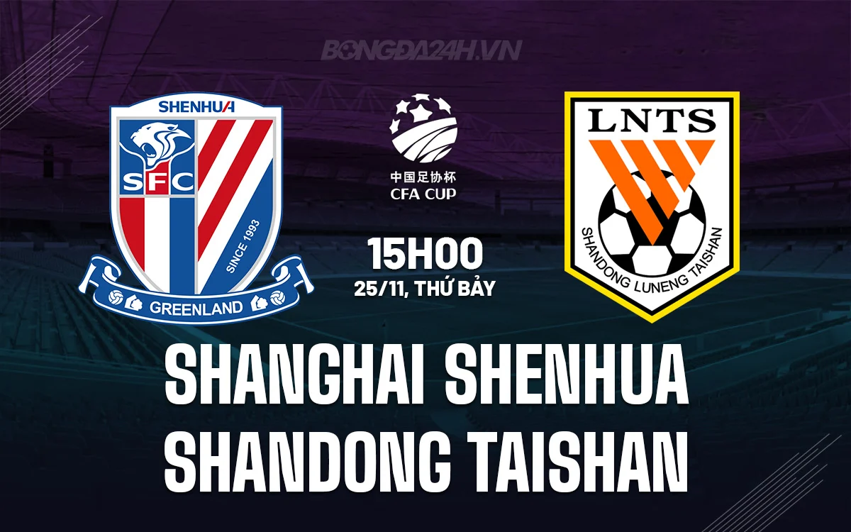 10 besar Liga Super Tiongkok: Shandong Taishan Lawan Shanghai Shenhua, Chengdu Rongcheng Tahan Rekor 7 Kemenangan