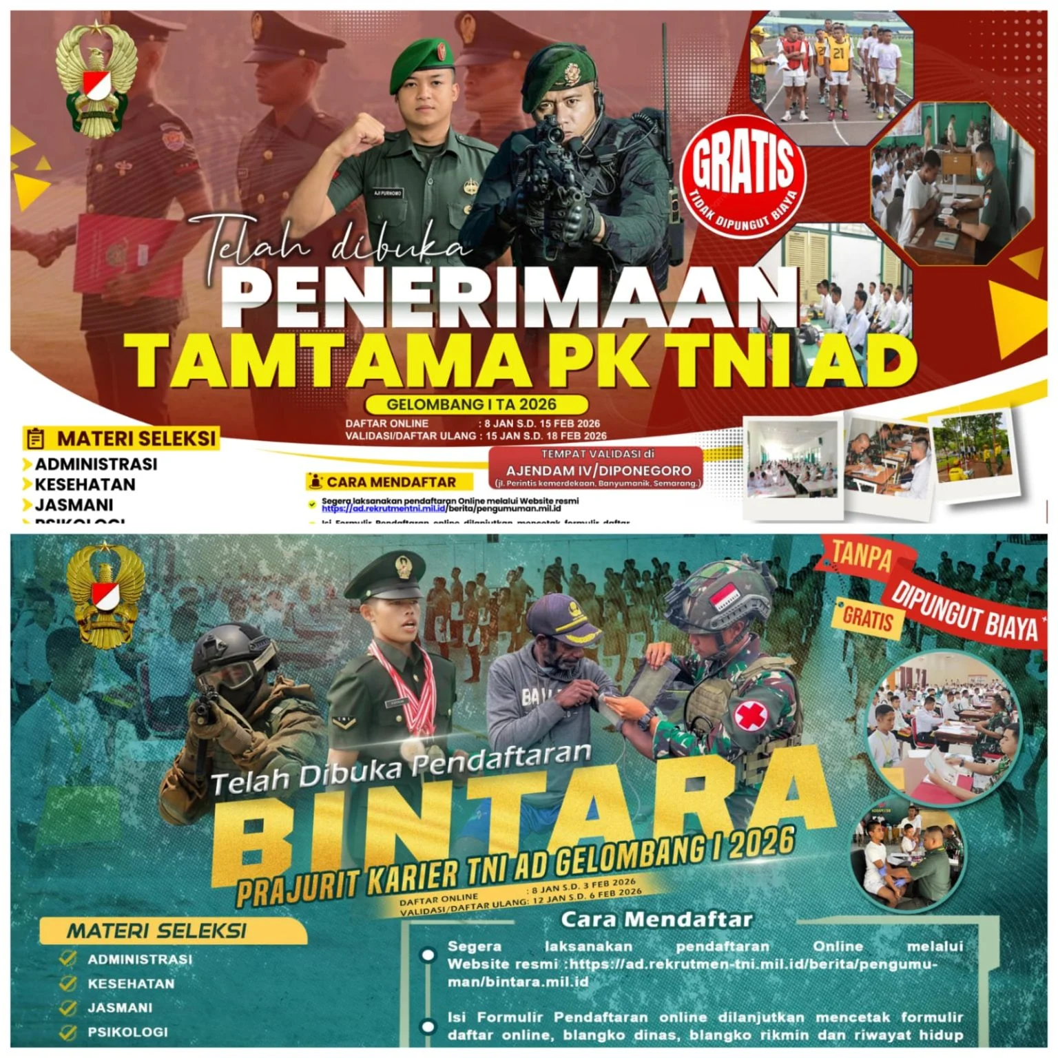 Rekrutmen TNI 2026: Syarat dan Cara Daftar Bintara PK TNI AU Gelombang II