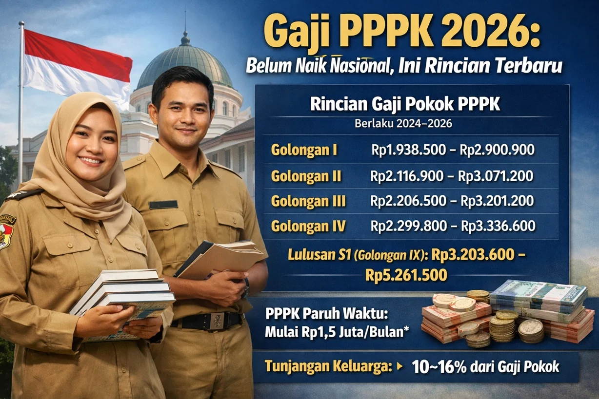5.127 Formasi PPPK Sekolah Rakyat 2026: Apakah PPPK Paruh Waktu Dapat Gaji 13?