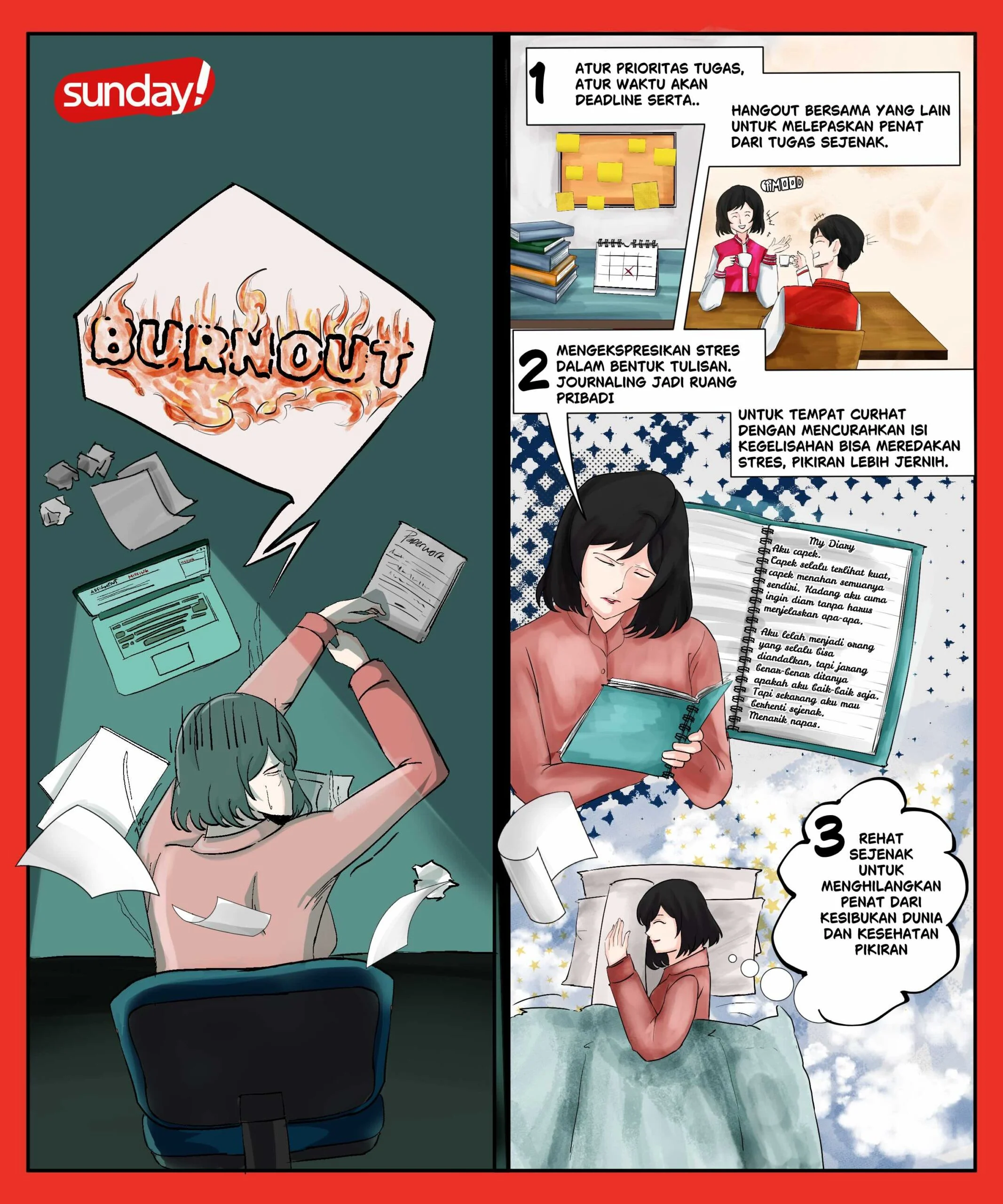 5 Cara Menghindari Burnout dengan Kontrak Paruh Waktu dan Drama Korea