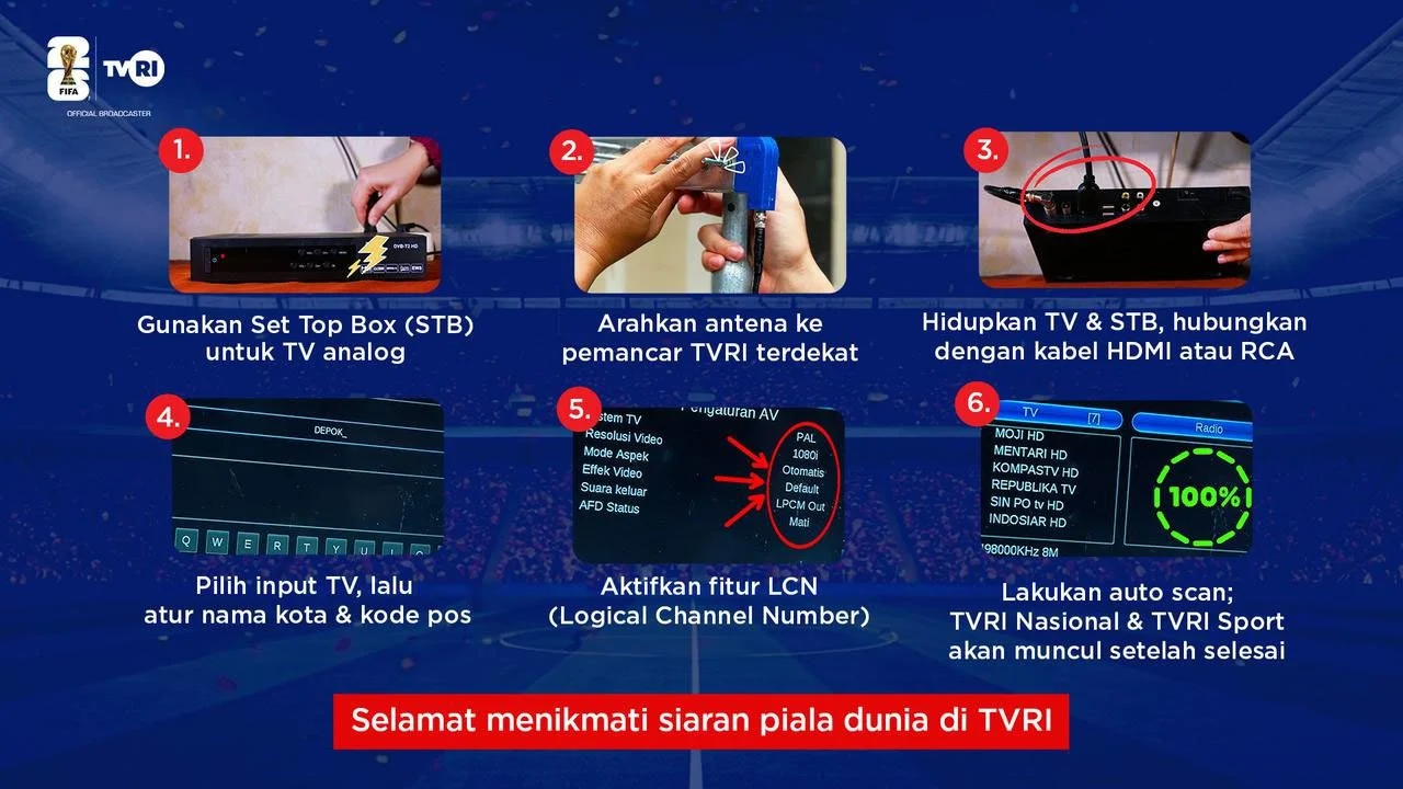 Cara Nonton Piala Dunia 2026 di TVRI Lewat HP, Ikuti Petunjuknya di Sini!
