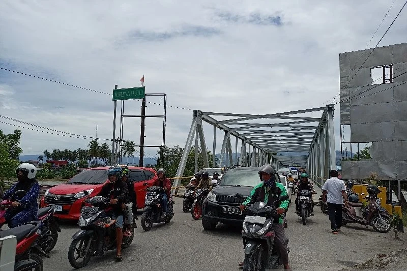Gempa Palu M6.7: Jembatan Palu III Dibuka Kembali, Truk Dilarang Melintas