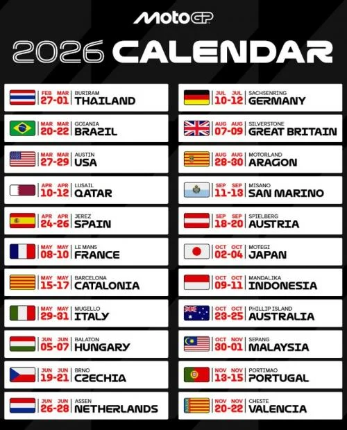 Jadwal Moto3 Hari Ini: 3 Seri Balap MotoGP Selama Piala Dunia 2026, Berikut Jadwalnya!