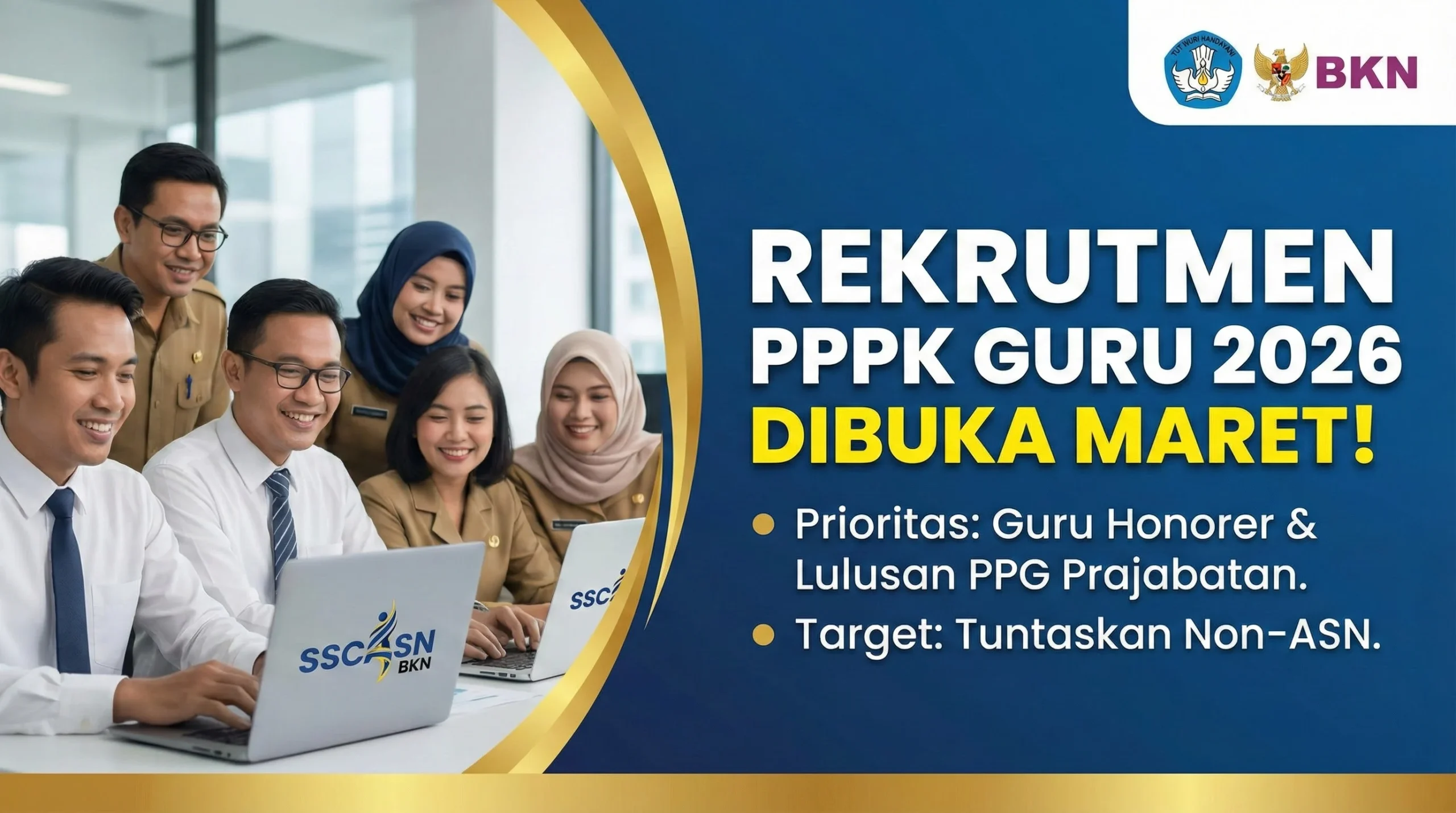 Kementerian Sosial Republik Indonesia Buka Rekrutmen PPPK Guru Sekolah Rakyat 2026 dengan 3.053 Formasi