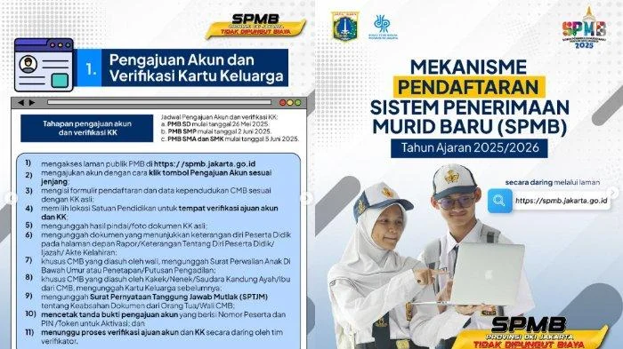 SPMB Jakarta 2026: 5 Hal Penting yang Perlu Kamu Ketahui, dari KPK Hingga Seleksi Murid Baru