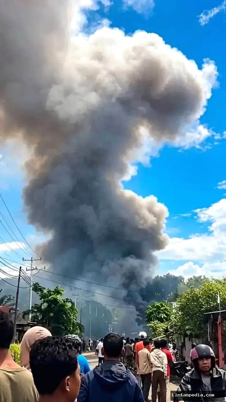 Aparat keamanan bersiaga di lokasi bentrok antar desa di Flores Timur