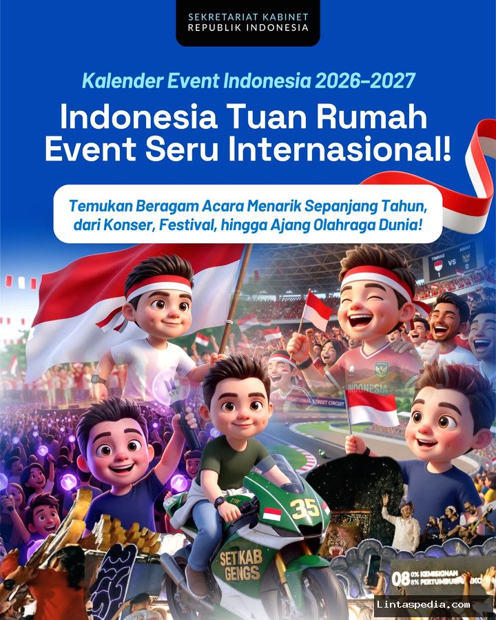 Seskab Teddy ajak masyarakat hadiri event internasional 2026 di Indonesia