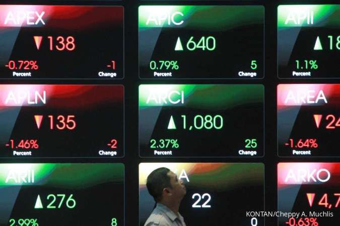 Suasana perdagangan di Bursa Efek Indonesia saat IHSG ditutup menguat 1,04% ke level 6.409,65 pada Jumat (7/8/2026).