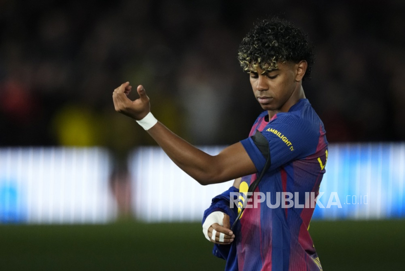 Lamine Yamal berlatih bersama rekan setim di Barcelona setelah jeda internasional