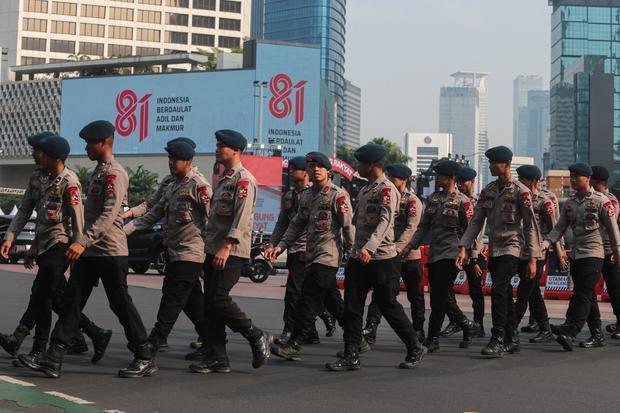 Pembagian anggaran keamanan-hukum 2027 sebesar Rp184,14 triliun dengan porsi Polri 75,59% atau Rp139,18 triliun